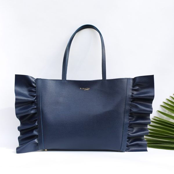 Shopper Bag Ruches -Classie Blue
