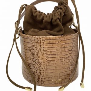Buboise Brown Satchell Bag